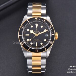 Heritage Black Bay S&G 2018 41mm ZF quadrante YG bracciale SS/YG A2824