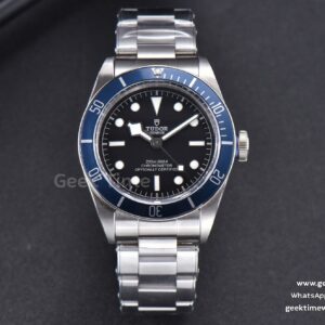 Heritage 2016 Black Bay Shield Blue 41mm ZF SS-Armband A2824