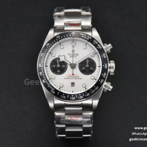 Black Bay Chrono 41mm TWSF White Dial SS Bracelet A7750