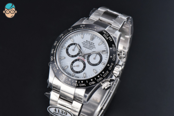 Daytona 116500 Panda 40mm Clean Factory V3 904L Black Ceramic White Dial 4130