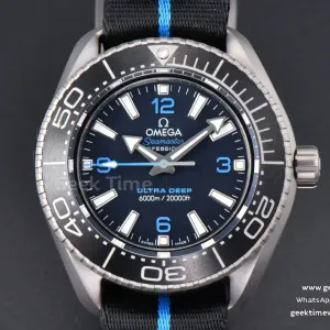 Seamaster 6000M Ultra Deep Titanium 45.5mm VSF Black Dial Nylon Strap A8912