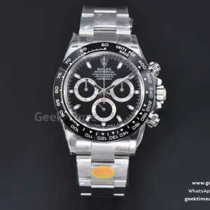 Daytona 116500 SS ZF Black Dial SS Bracelet SA4130
