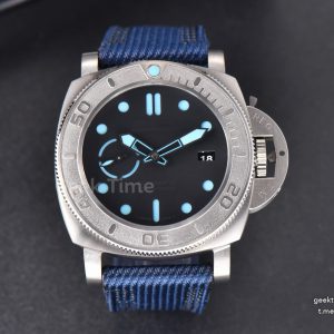 PAM985 Mike Horn Submersible Titanium VSF 47mm Black Dial Nylon Strap P9010