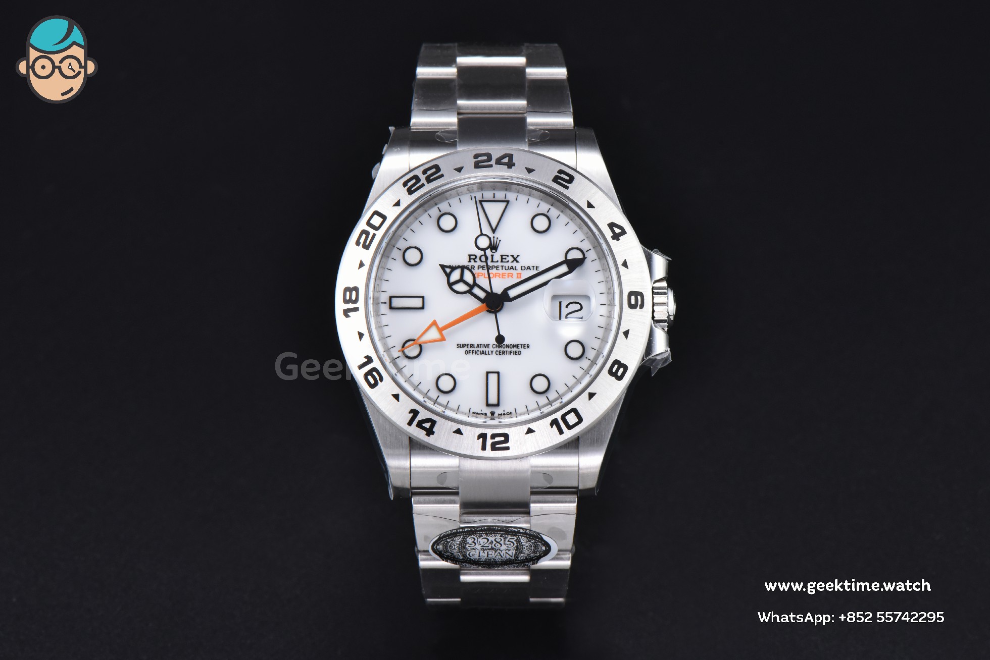 Explorer II 42mm 226570 904L VSF White Dial SS Bracelet DD3285 CHS Polar