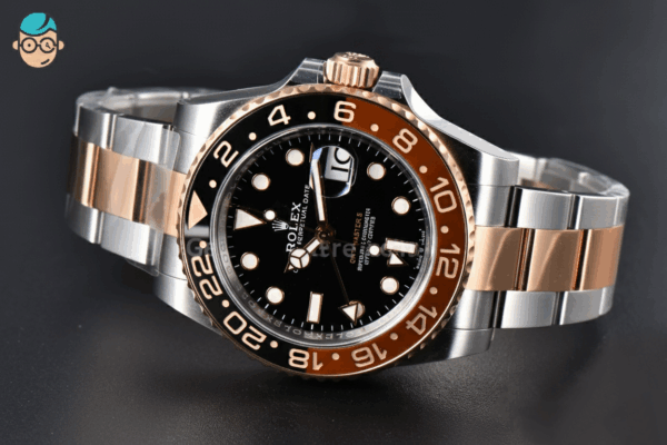 GMT-Master II Rootbeer 126711 VSF CHNR 40mm RG/SS Black/Brown Ceramic Oyster Bracelet DD3285 - Image 4