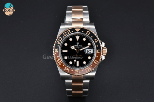 GMT-Master II Rootbeer 126711 VSF CHNR 40mm RG/SS Black/Brown Ceramic Oyster Bracelet DD3285 - Image 3