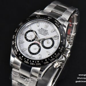 Daytona Panda 126500 CER SS/SS White 904L QF V5 SH4131