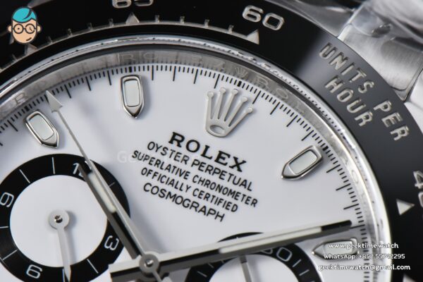 Daytona 116500 Panda 40mm ARF 904L White Dial SS Braclet A4130 - Image 5