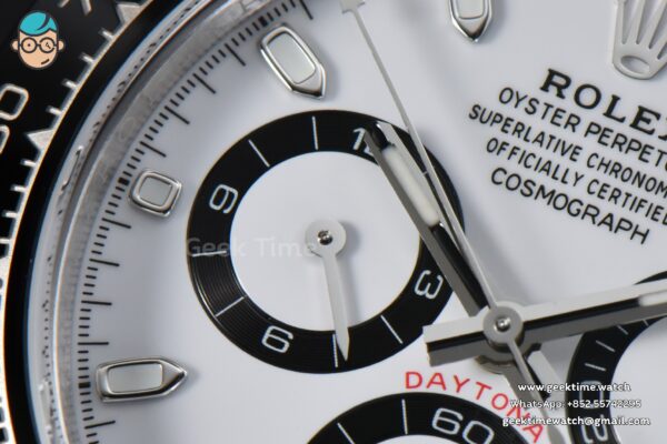 Daytona 116500 Panda 40mm ARF 904L White Dial SS Braclet A4130 - Image 6