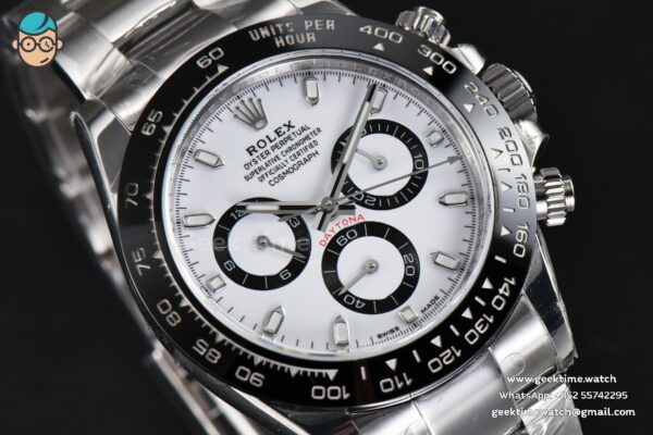 Daytona 116500 Panda 40mm ARF 904L White Dial SS Braclet A4130 - Image 11