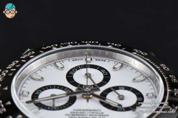 Daytona 116500 Panda 40mm ARF 904L White Dial SS Braclet A4130 - Image 12