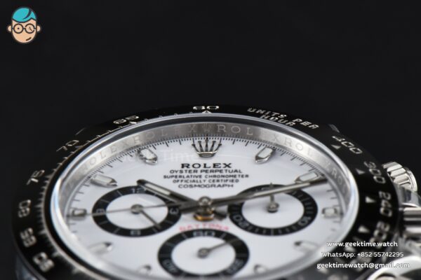 Daytona 116500 Panda 40mm ARF 904L White Dial SS Braclet A4130 - Image 13