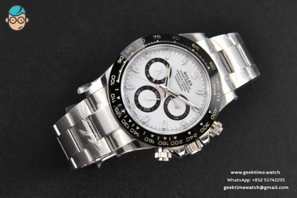 Daytona 116500 Panda 40mm ARF 904L White Dial SS Braclet A4130 - Image 14