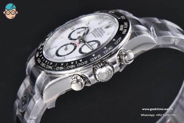 Daytona Panda 126500 CER SS/SS White 904L QF V5 SH4131 - Image 5