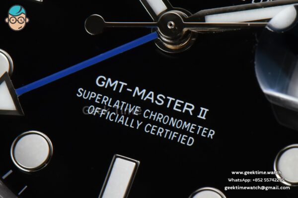 GMT-Master II Batman 126710 BLNR ARF Black/Blue Ceramic Jubilee Bracelet DD3286 - Image 9