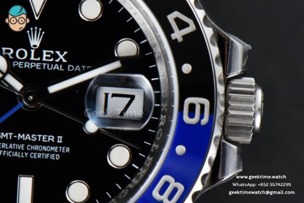 GMT-Master II Batman 126710 BLNR ARF Black/Blue Ceramic Jubilee Bracelet DD3286 - Image 11