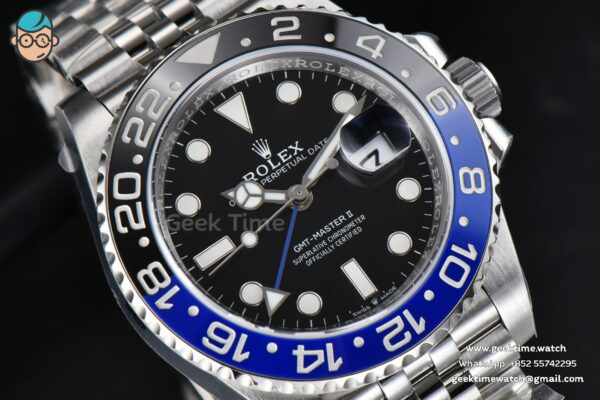 GMT-Master II Batman 126710 BLNR ARF Black/Blue Ceramic Jubilee Bracelet DD3286 - Image 4