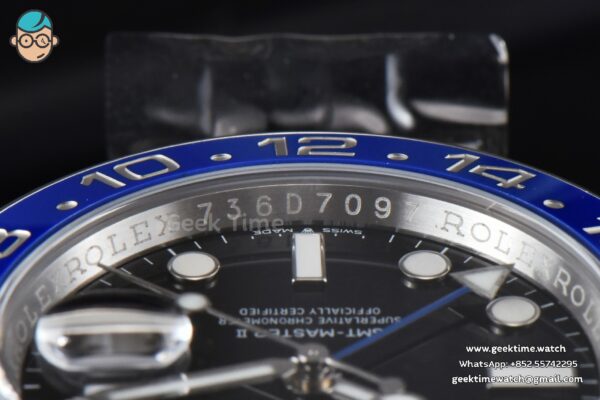 GMT-Master II Batman 126710 BLNR ARF Black/Blue Ceramic Jubilee Bracelet DD3286 - Image 13