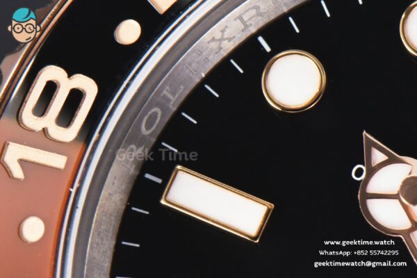 GMT-Master II Rootbeer 126711 VSF CHNR 40mm RG/SS Black/Brown Ceramic Oyster Bracelet DD3285 - Image 7