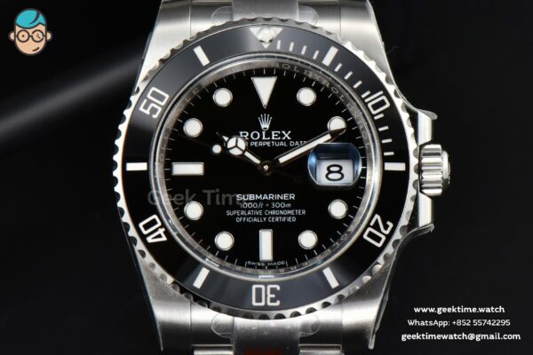 Submariner 116610 LN 40m ZZF Black Ceramic Black Dial SS Bracelet VS3135 V3 - Image 2