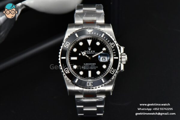 Submariner 116610 LN 40m ZZF Black Ceramic Black Dial SS Bracelet VS3135 V3 - Image 3