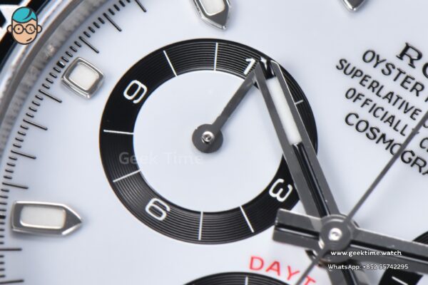 Daytona 116500 Panda 40mm VSF 904L White Dial SS Braclet A4130 Mod - Image 8