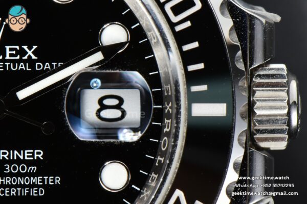 Submariner 116610 LN 40m ZZF Black Ceramic Black Dial SS Bracelet VS3135 V3 - Image 10