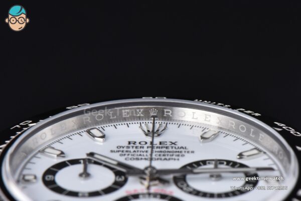 Daytona 116500 Panda 40mm VSF 904L White Dial SS Braclet A4130 Mod - Image 15