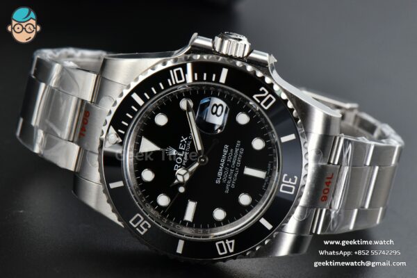Submariner 116610 LN 40m ZZF Black Ceramic Black Dial SS Bracelet VS3135 V3 - Image 15