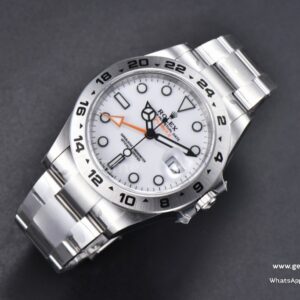 Explorer II 42mm 226570 904L VSF weißes Zifferblatt SS-Armband DD3285 CHS Polar