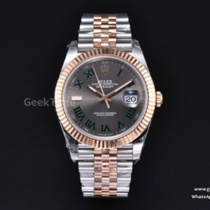 DateJust 41MM 126331 904L VSF RG/SS Wimbledon Dial Jubilee Bracelet VS3235