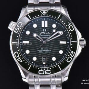 Seamaster Diver 300M 42mm VSF Green Dial Metal Bracelet And Rubber Strap Clone VS8800 V4