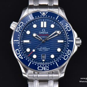 Seamaster Diver 300M 42mm VSF Blue Dial Metal Bracelet And Rubber Strap Clone VS8800 V4