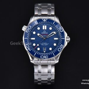 Seamaster Diver 300M 42mm VSF Blue Dial Metal Bracelet And Rubber Strap Clone VS8800 V4