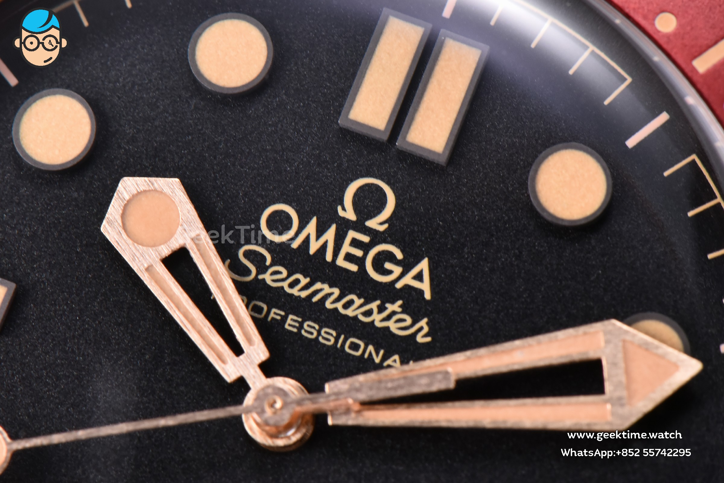Seamaster 300 “No Time to Die” NTTD 42mm VSF RG Red Bezel Black Dial Milanese Bracelet Clone VS8806 V7 - Image 21