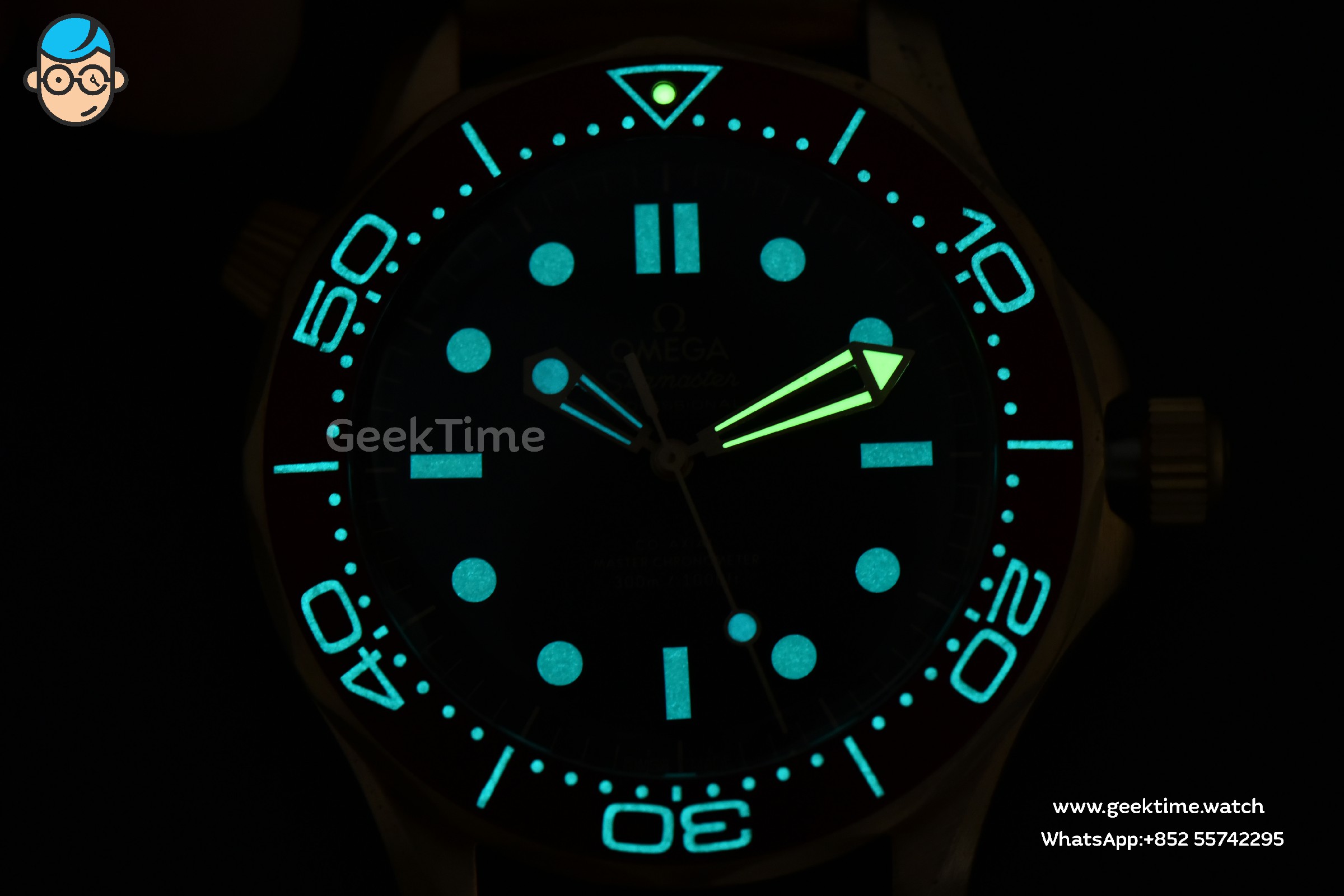 Seamaster 300 “No Time to Die” NTTD 42mm VSF RG Red Bezel Black Dial Milanese Bracelet Clone VS8806 V7 - Image 35