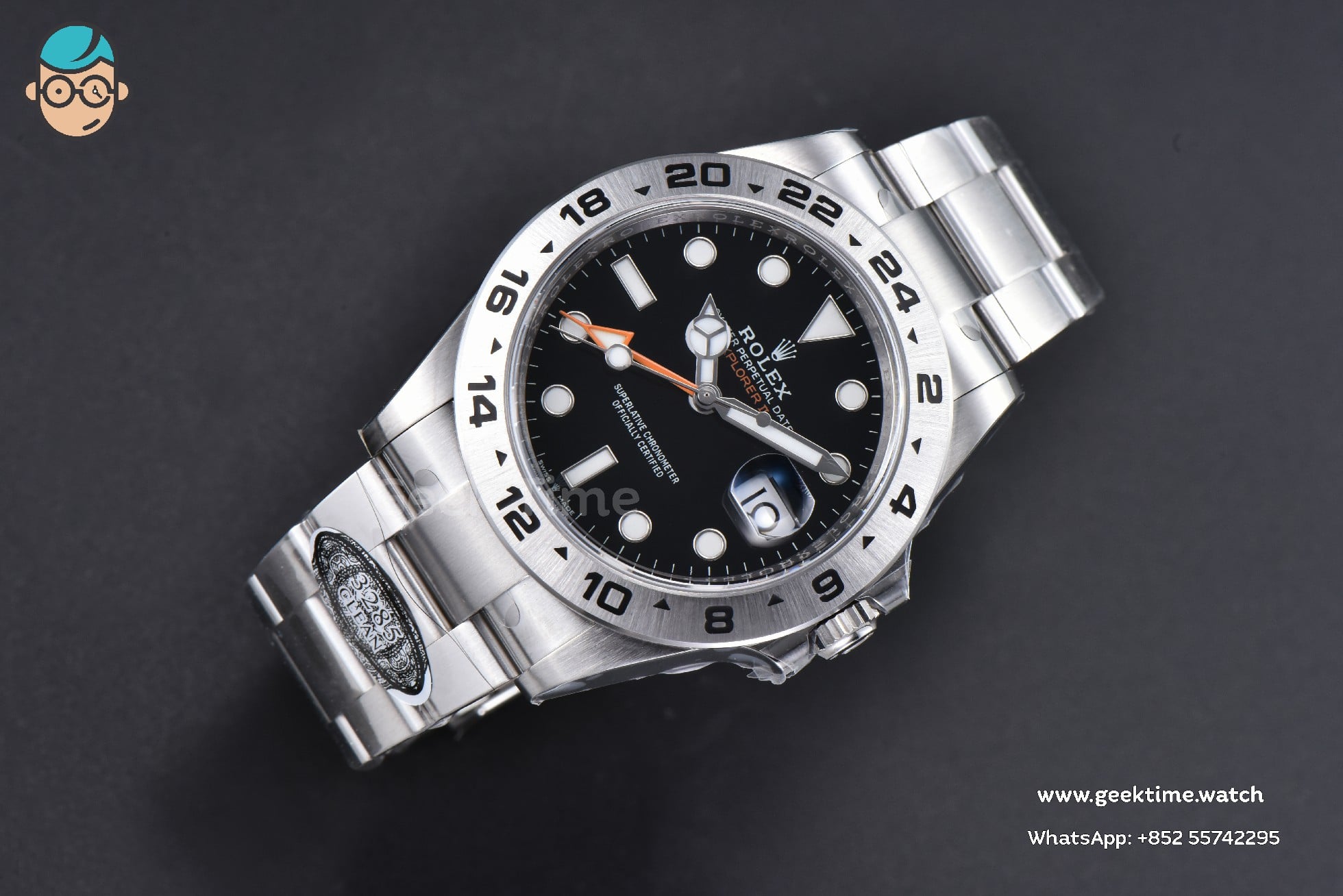 Explorer II 42mm 226570 904L Clean Factory Black Dial SS Bracelet DD3285 CHS - Image 4