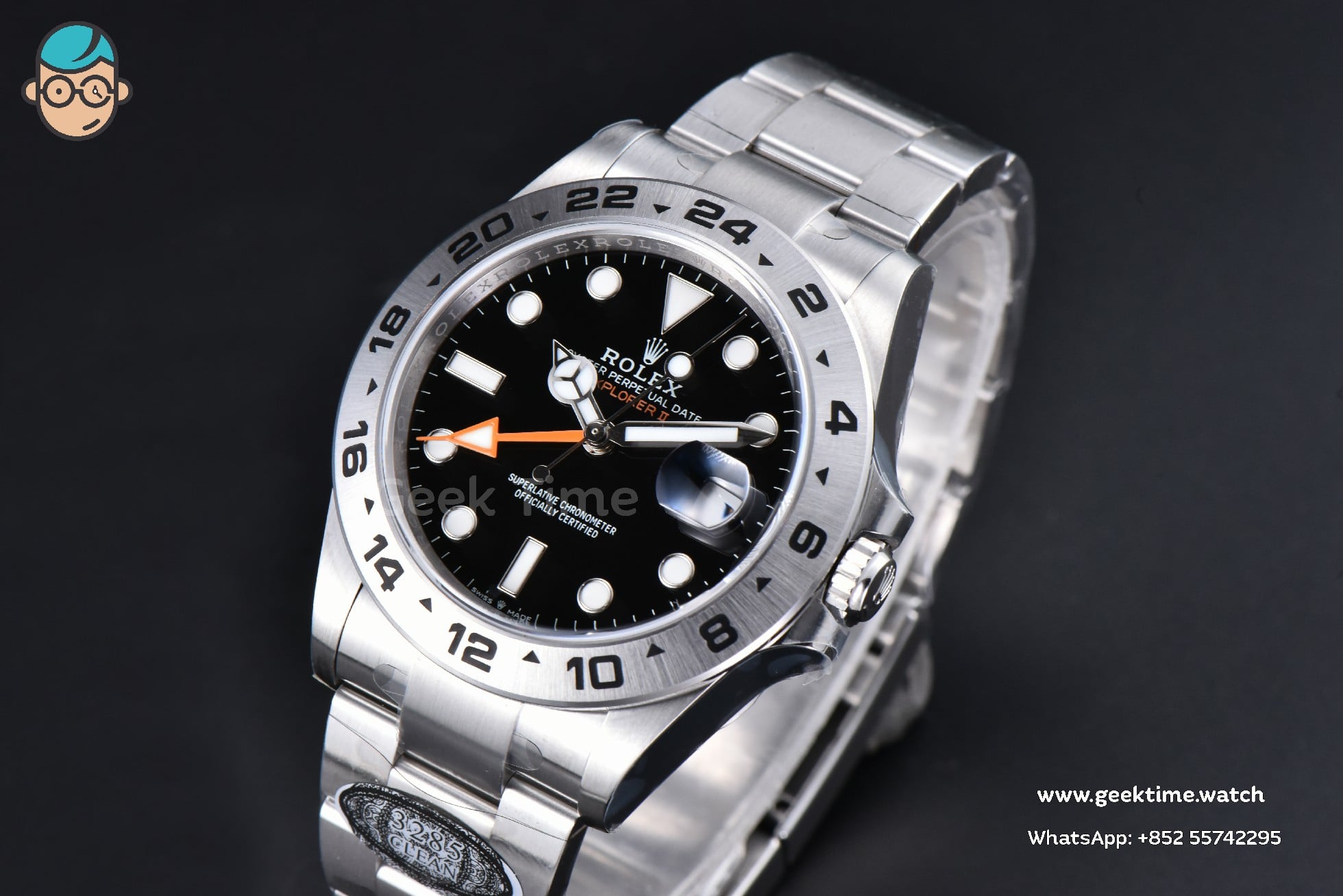 Explorer II 42mm 226570 904L Clean Factory Black Dial SS Bracelet DD3285 CHS - Image 5