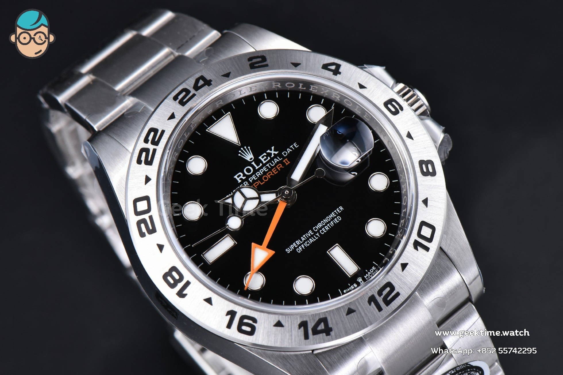 Explorer II 42mm 226570 904L Clean Factory Black Dial SS Bracelet DD3285 CHS - Image 13