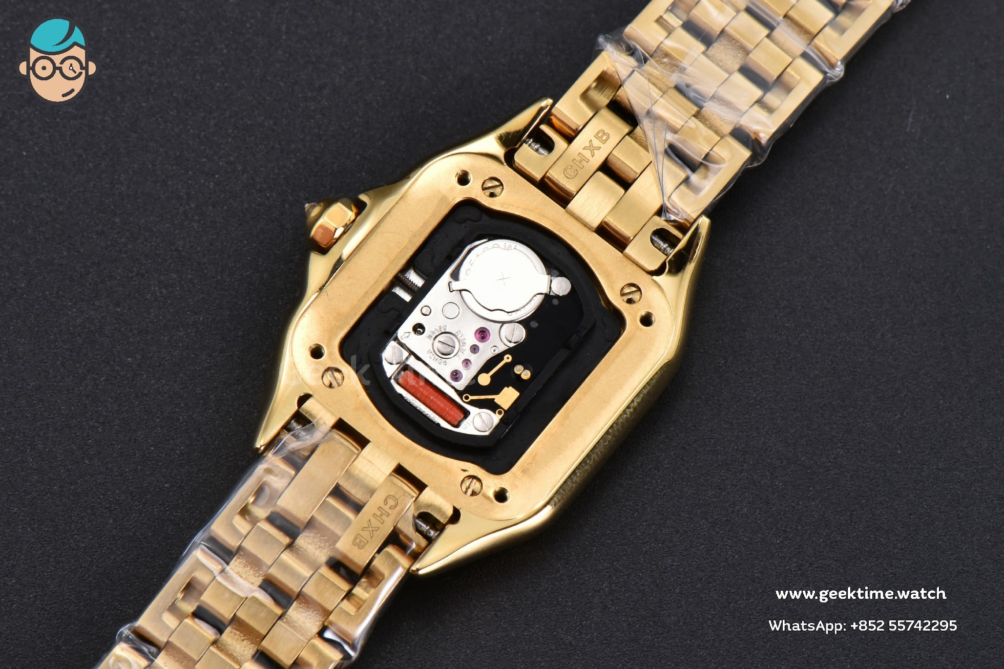 Panthère 22mm AF YG White Dial YG Bracelet Ronda Quartz - Image 5