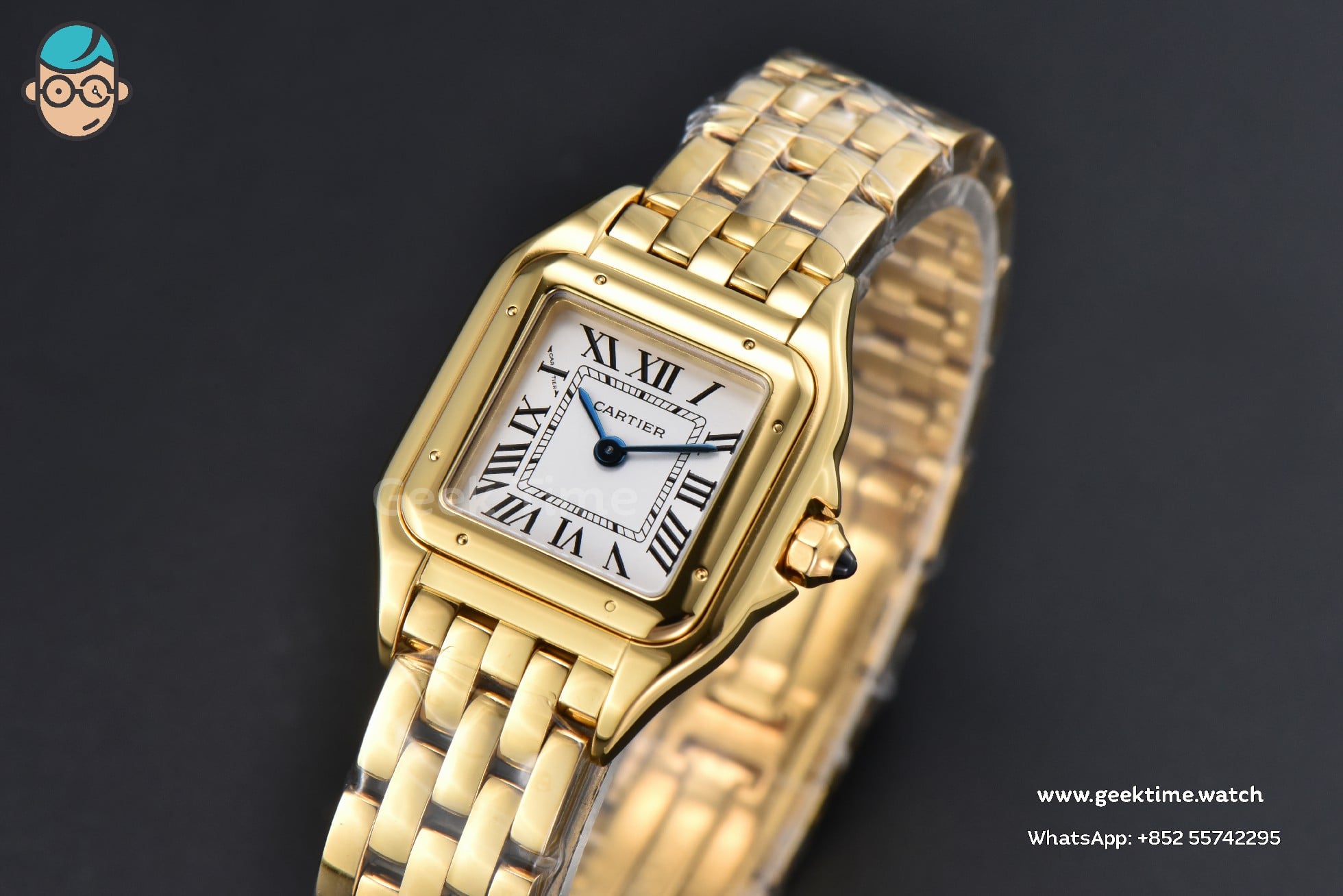 Panthère 22mm AF YG White Dial YG Bracelet Ronda Quartz - Image 18