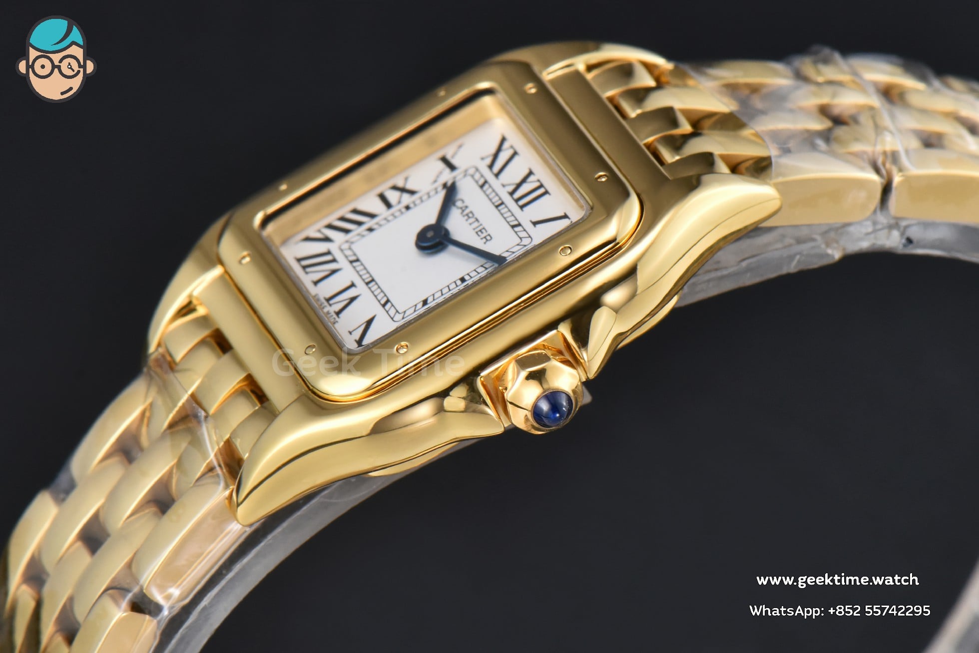Panthère 22mm AF YG White Dial YG Bracelet Ronda Quartz - Image 23