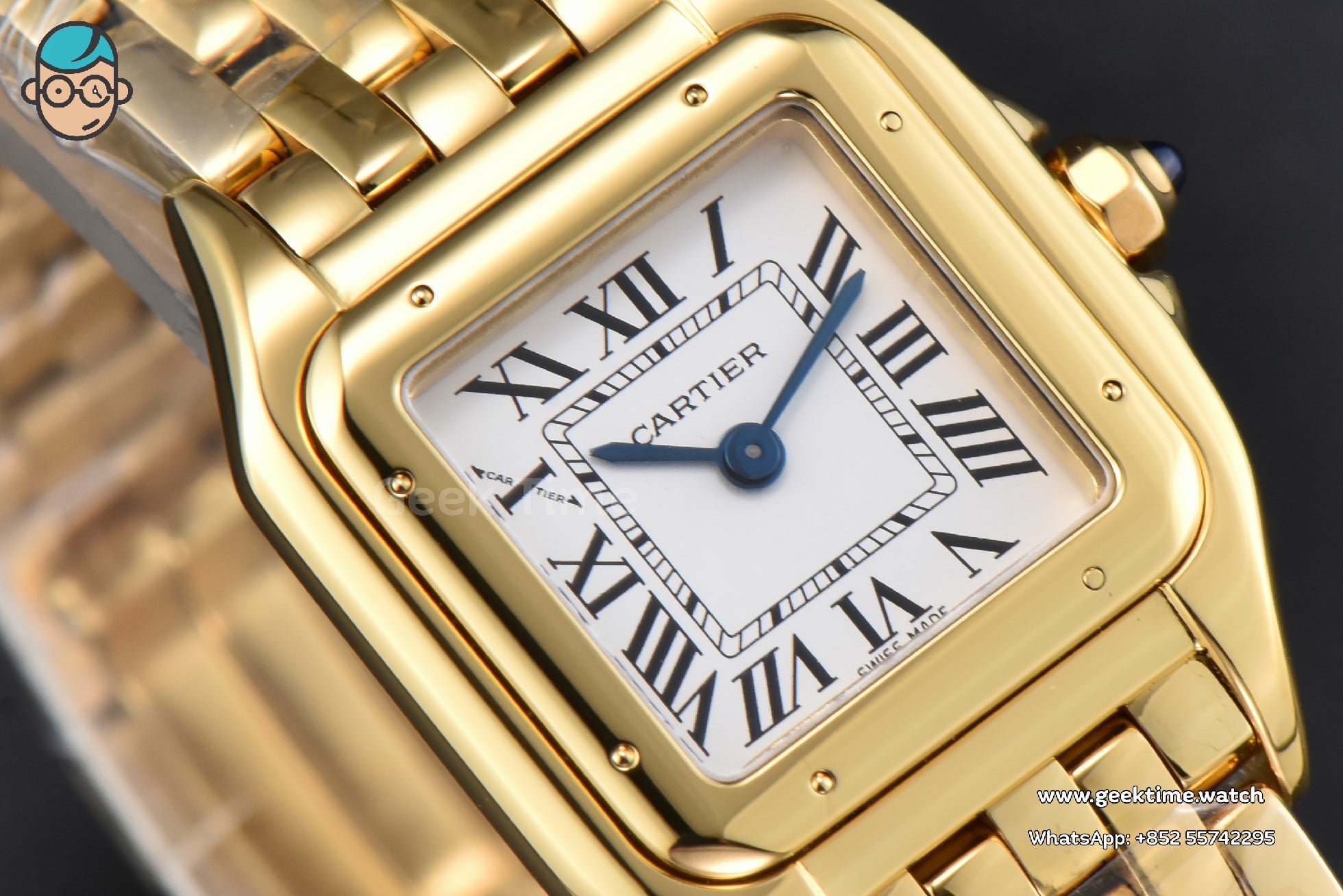 Panthère 22mm AF YG White Dial YG Bracelet Ronda Quartz - Image 24