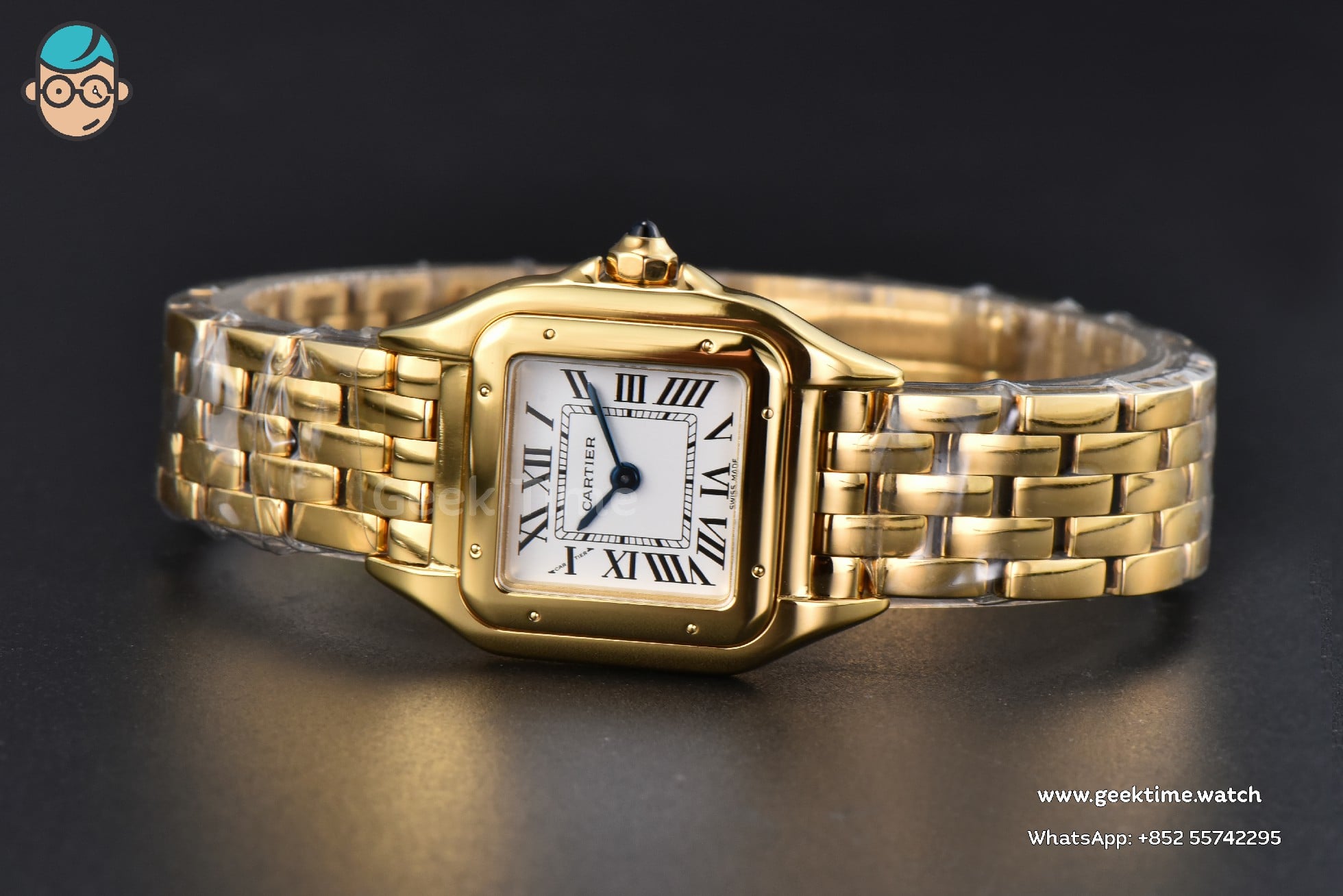 Panthère 22mm AF YG White Dial YG Bracelet Ronda Quartz - Image 25