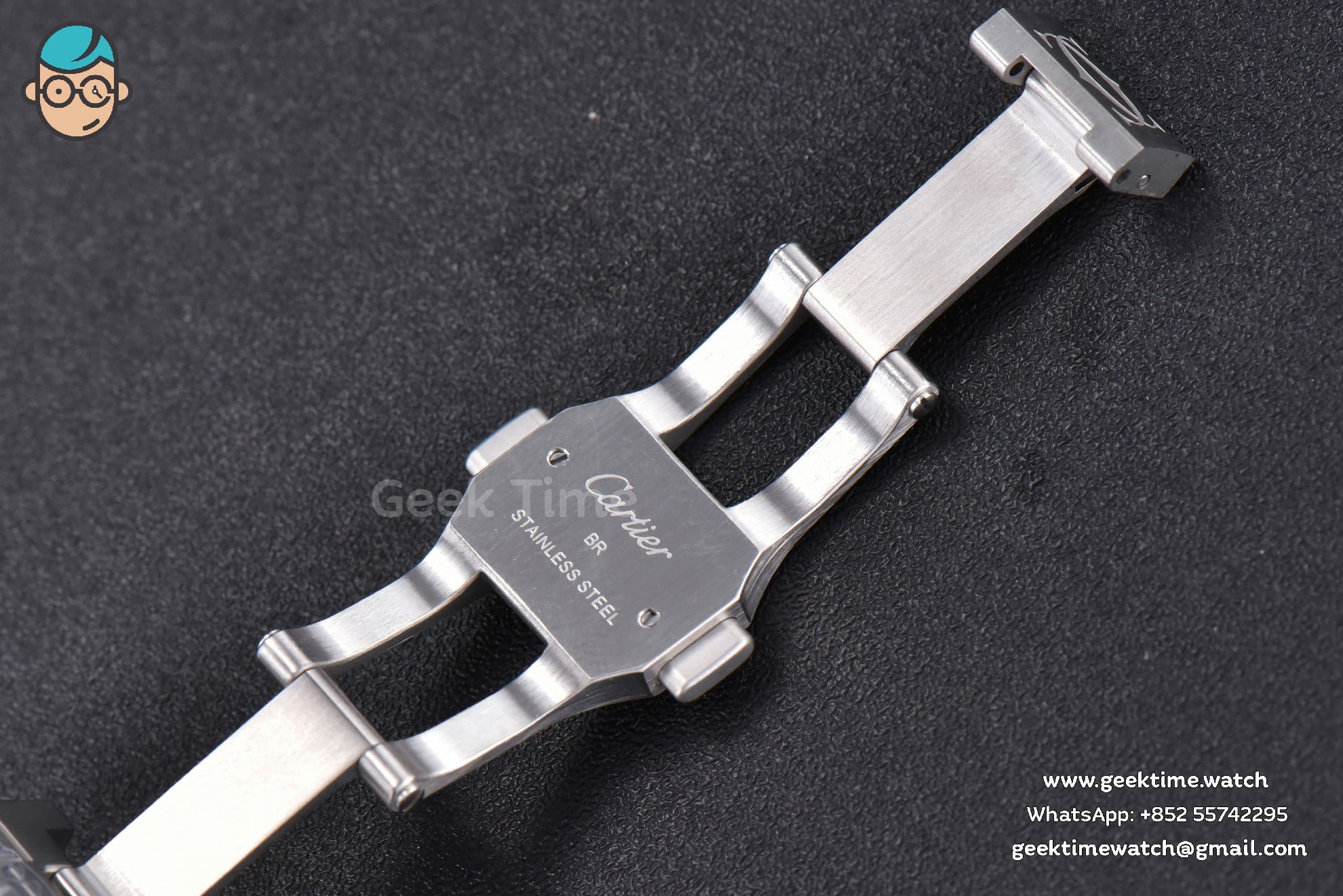 Santos de Cartier 3KF 35MM SS White Dial SS Bracelet MIYOTA 9015 - Image 9