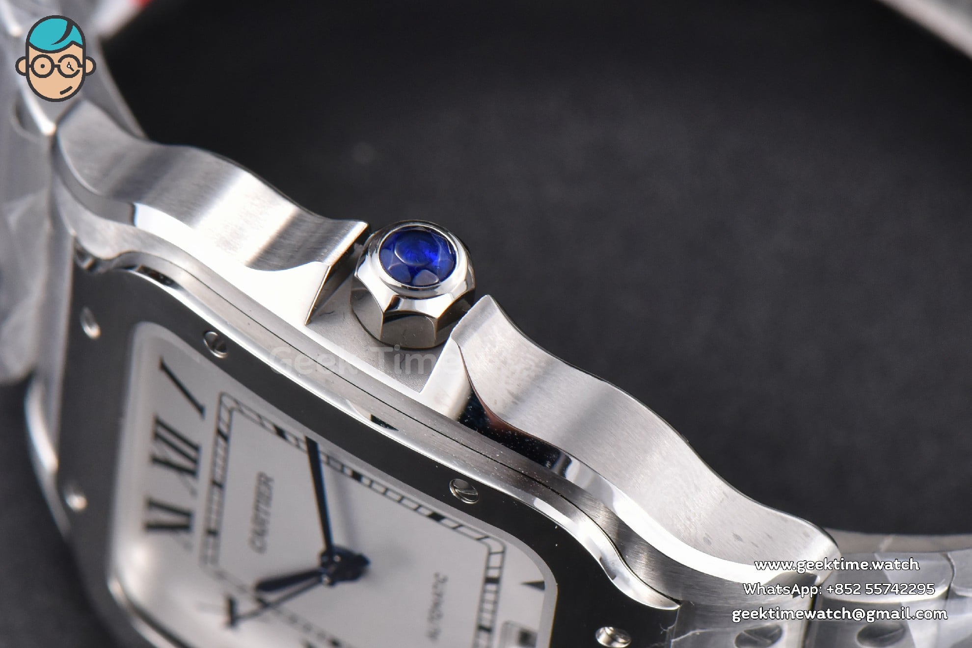 Santos de Cartier 3KF 35MM SS White Dial SS Bracelet MIYOTA 9015 - Image 20