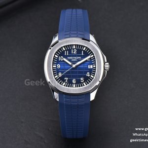 Aquanaut 5065A 42mm ZF Blue Dial Blue Rubber Strap