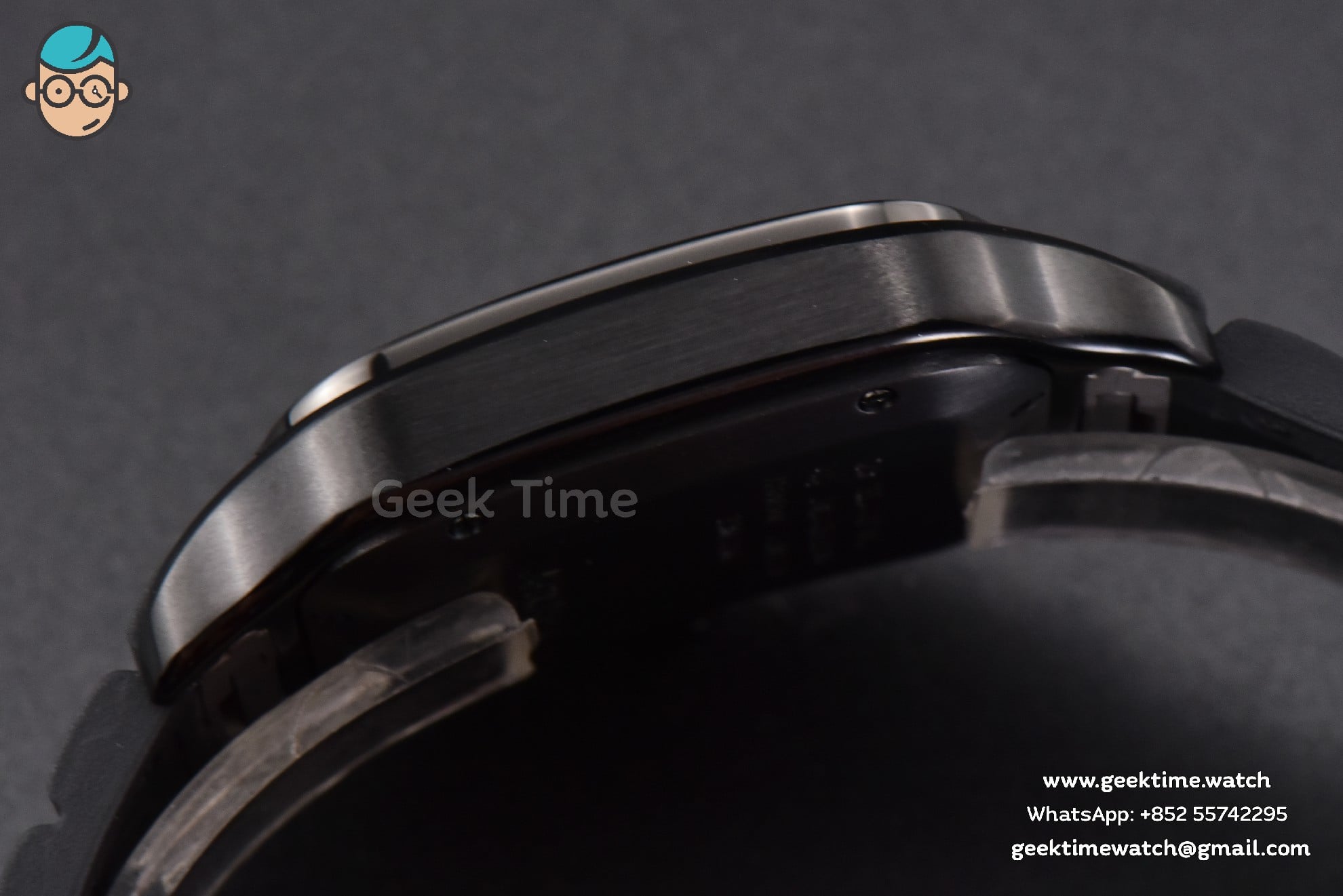 Santos Large 40MM PVD Black Dial Black Rubber Strap MIYOTA 9015 - Image 13