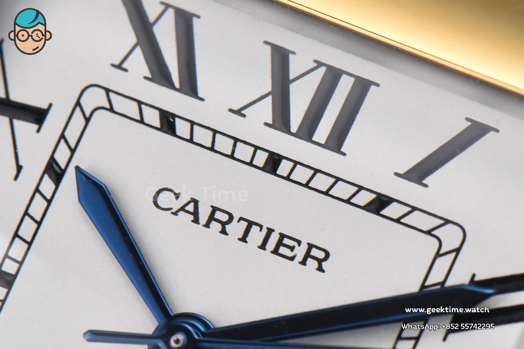 Santos Cartier Medium 35mm BVF YG/SS White Dial YG/SS Bracelet MIYOTA 9039 - Image 5