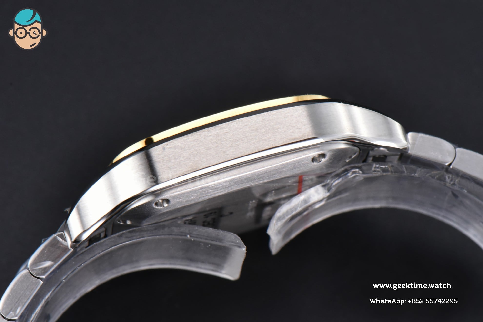 Santos Cartier Medium 35mm BVF YG/SS White Dial YG/SS Bracelet MIYOTA 9039 - Image 15